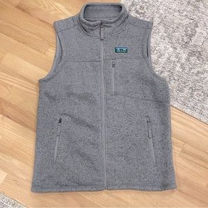 Simply Southern Men's  Grey Full Zip Vest Size M